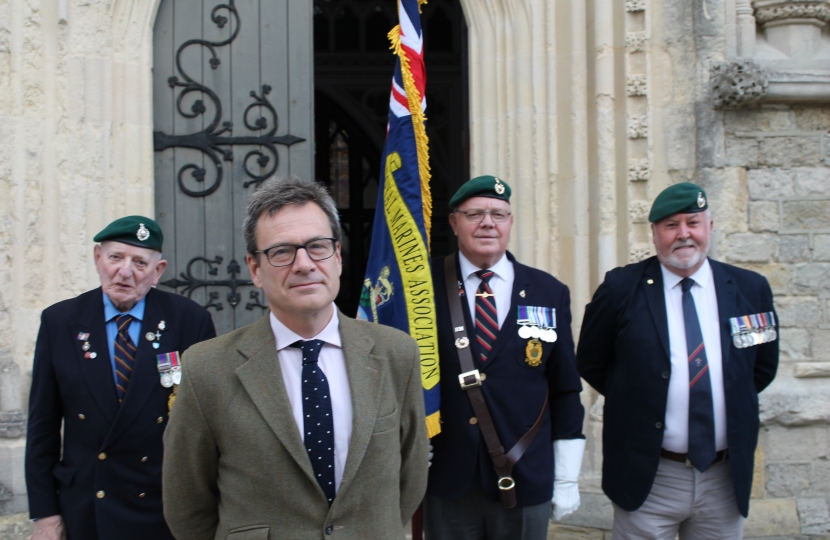 MP APPLAUDS ROYAL MARINES ON CHARITY EFFORT | Bob Seely MP