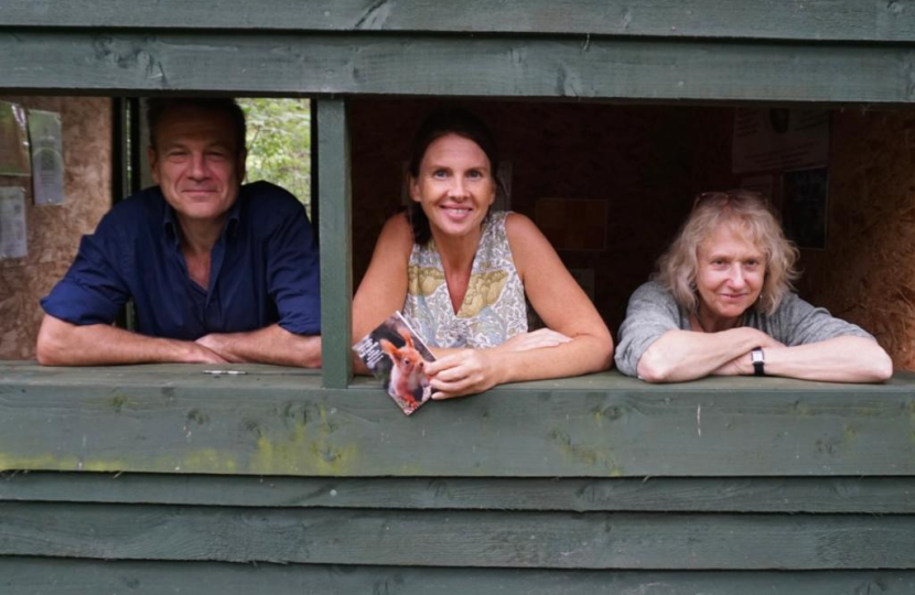 Bob Seely, Trudy Harrison and Helen Butler