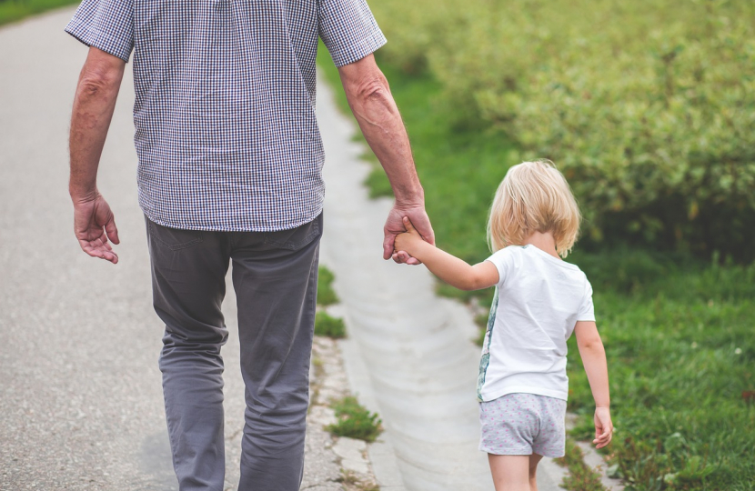 father and child