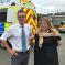 More police on the Island AND named officers for every community. Bob with Conservative Police and Crime Commissioner Donna Jones.